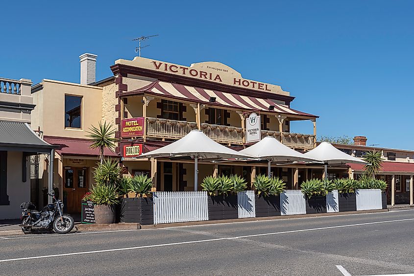 The Victoria Hotel, established 1865, Strathalbyn, South Australia.