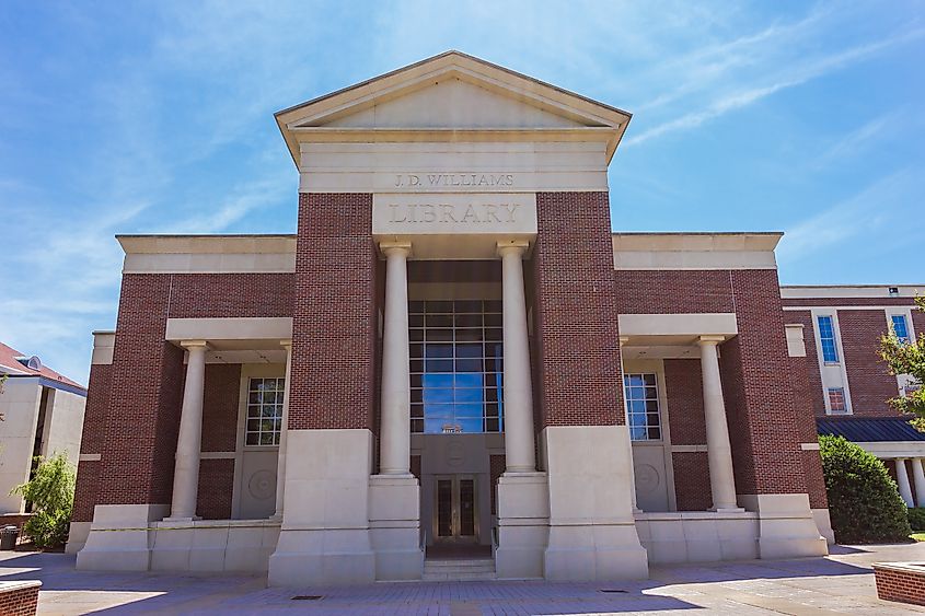 J.D. Williams Library in Oxford, Mississippi.