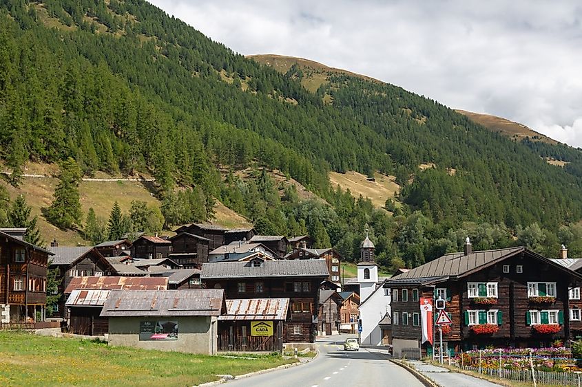 Swiss Village of Grimentz, Switzerland.
