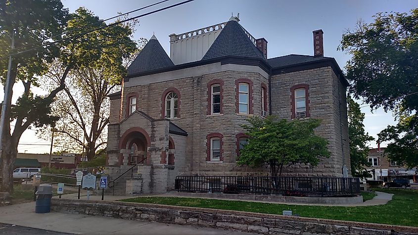 Marion County Courthouse in Yellville, Arkansas.
