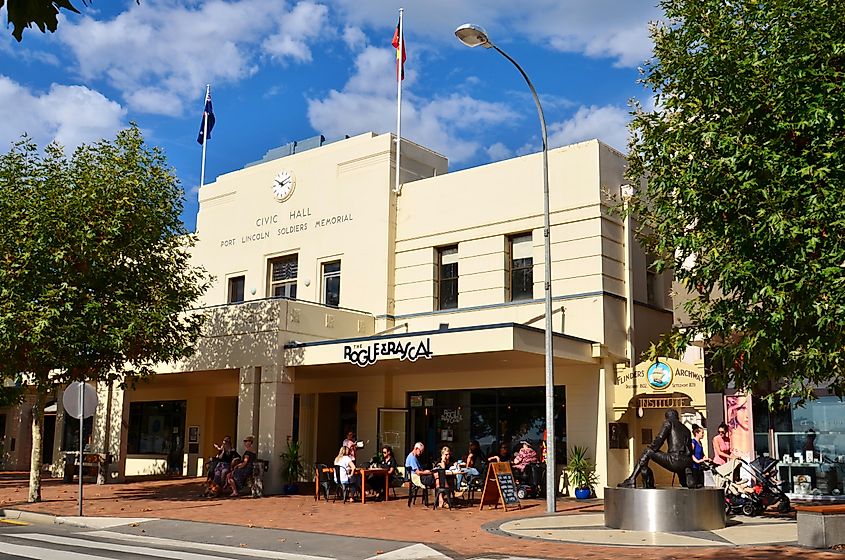 Civic Hall in Port Lincoln, South Australia.