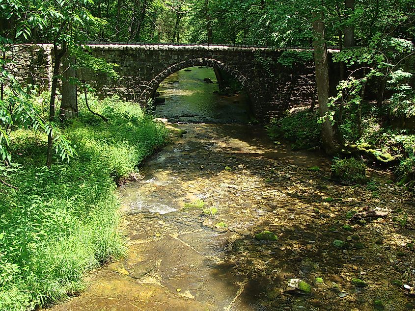 Blanchard Springs Bridge.