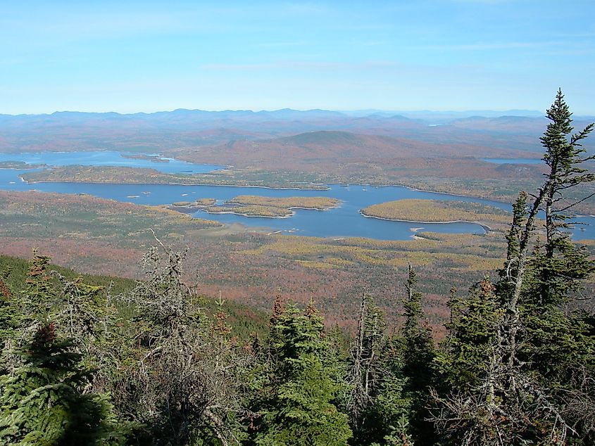 Northwest corner of Flagstaff Lake, Maine. 