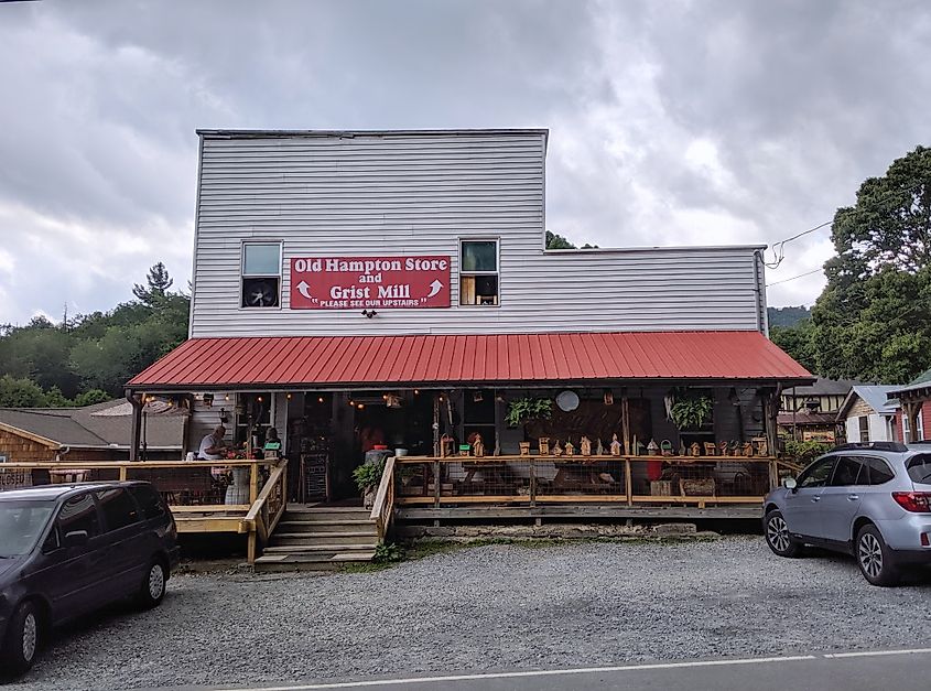 Old Hampton Store in Linville, North Carolina.