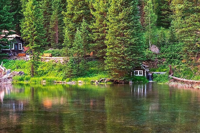 Beautiful nature at Island Park, Idaho