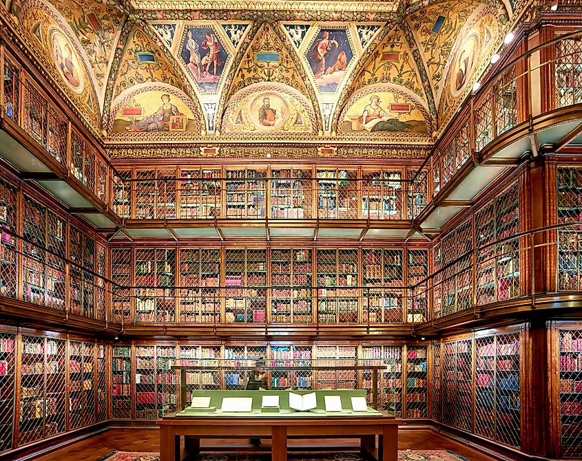 New York. Manhattan. The Morgan Library and Museum.
