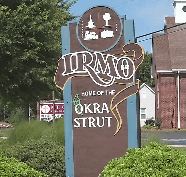 Irmo, South Carolina, home of the Okra Strut