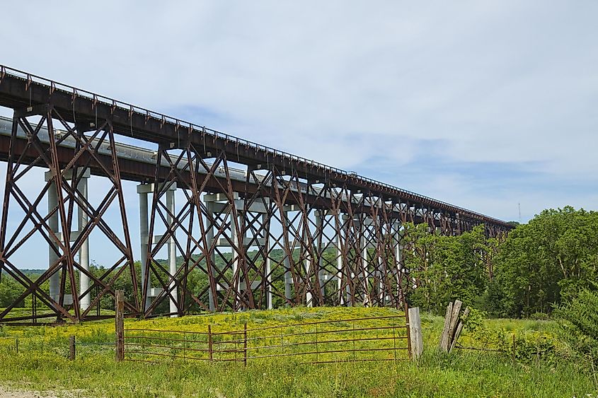Kate Shelley High Railroad Bridge, Boone, Iowa.