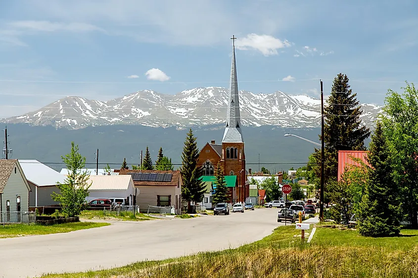 The town of Leadville, Colorado