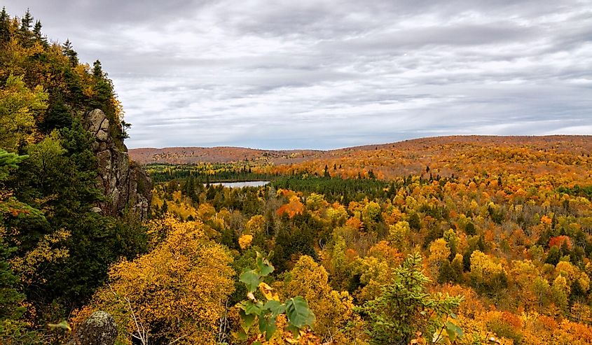 Lake Superior National Forest, Minnesota, USA, in autumn colors