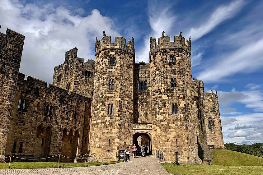 Alnwick Castle was a perfect stand-in for Hogwarts Image credit Bryan Dearsley