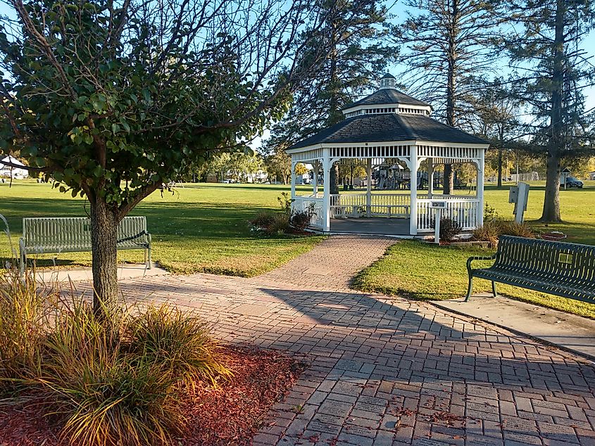 Nishan Park in Reedsburg, Wisconsin, during the Butterfest festival. JackFromReedsburg, CC0, via Wikimedia Commons