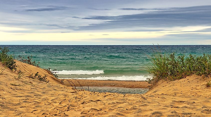 Lake Superior at Whitefish Bay in the Upper Peninsula of Michigan