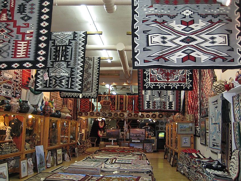 A trading post in Gallup, New Mexico, United States of America.
