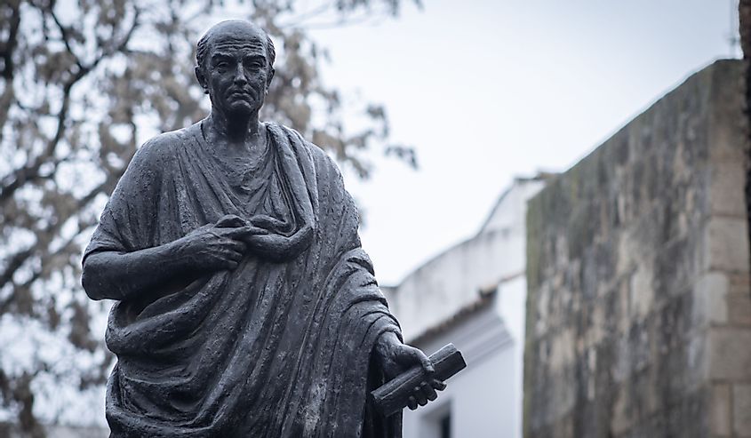 Statue of Seneca by Amadeo Ruiz Olmos