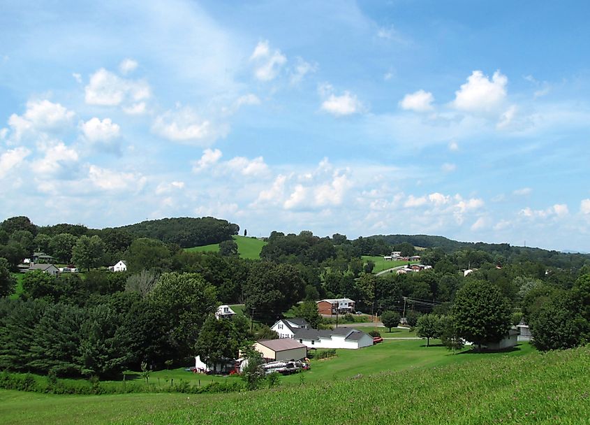 View of Church Hill, Tennessee, United States.