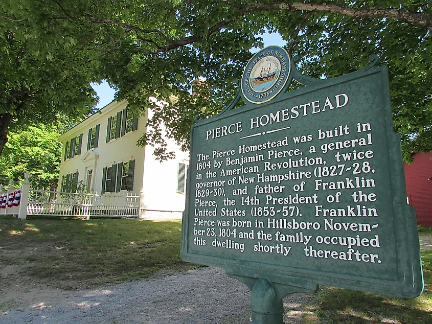 Franklin Pierce Homestead State Historic Site in Hillsborough, New Hampshire