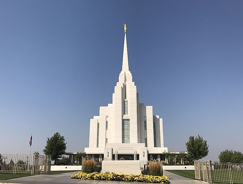 The Rexburg Idaho Temple