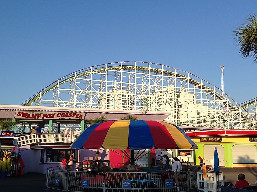 Swamp Fox Coaster at Family Kingdom, Myrtle Beach, SC