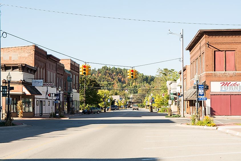 Downtown Norway, Michigan.