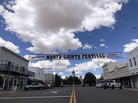The Marfa Lights Festival, highlighting the famous "Marfa Lights" phenomenon.