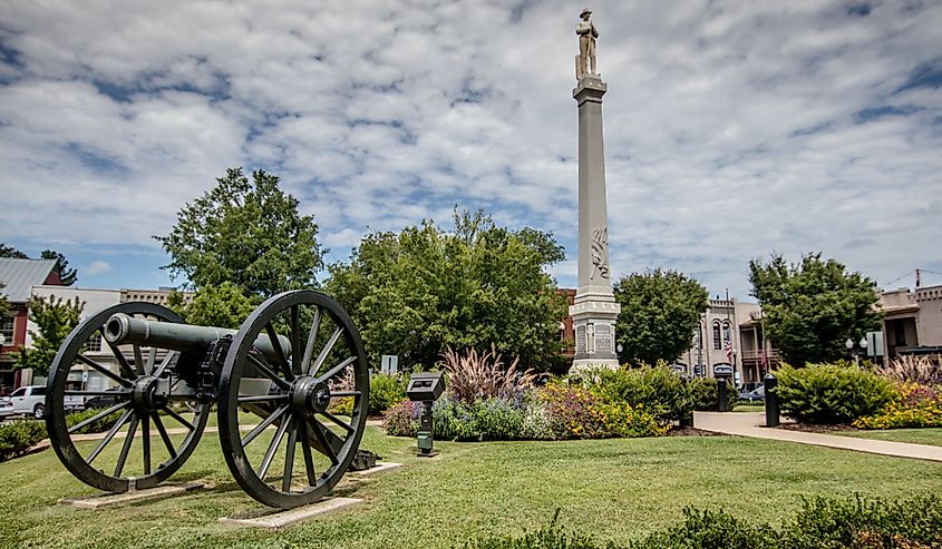 Civil War landmarks in Franklin, Tennessee.