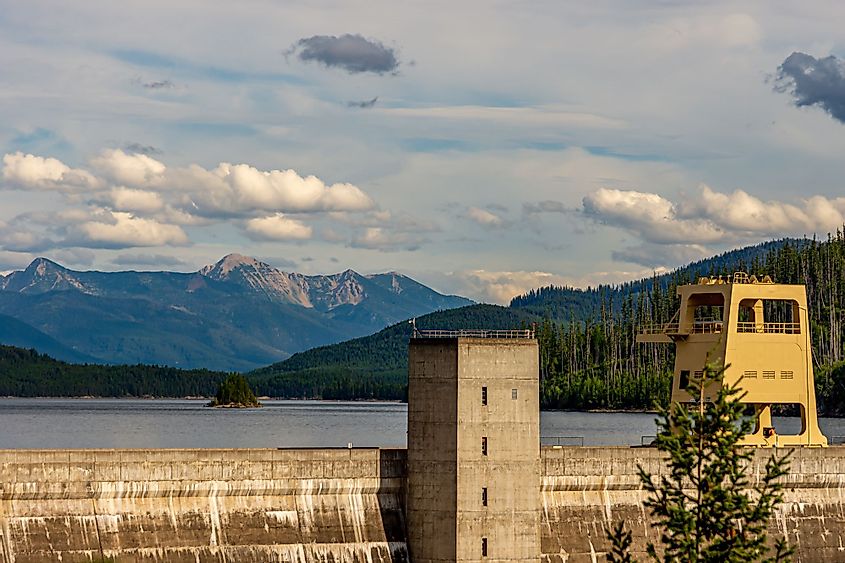 The Hungry Horse Dam in Montana