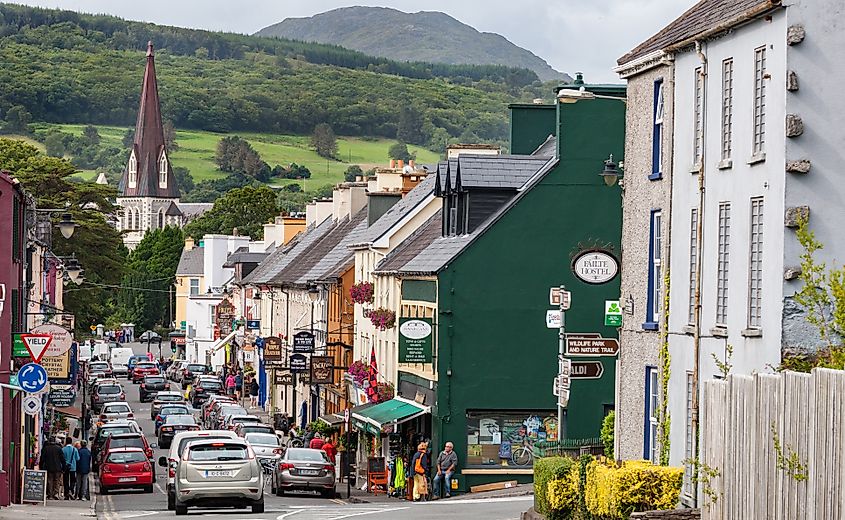Henry Street in Kenmare, Ireland