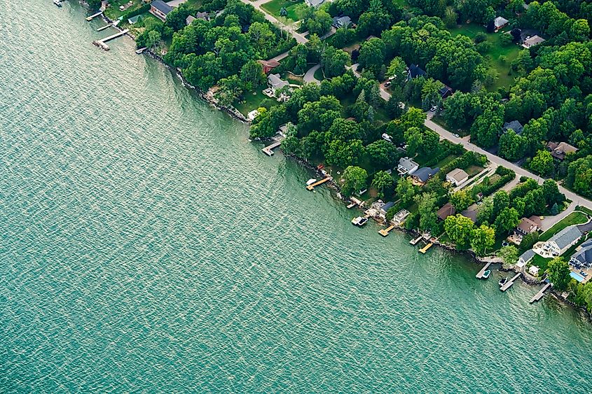 Lake Ontario near Toronto, Ontario.