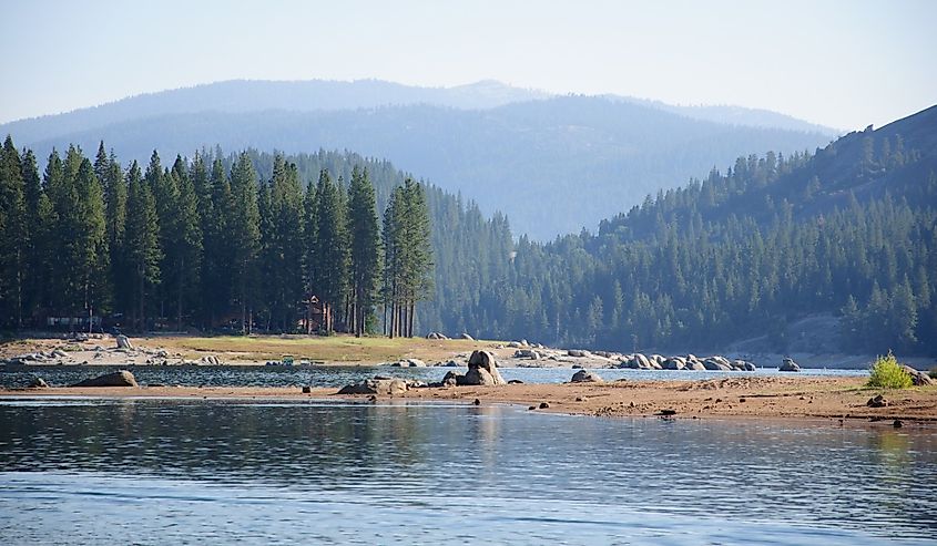 Looking out over Shaver Lake Trail, Sierra National Forest