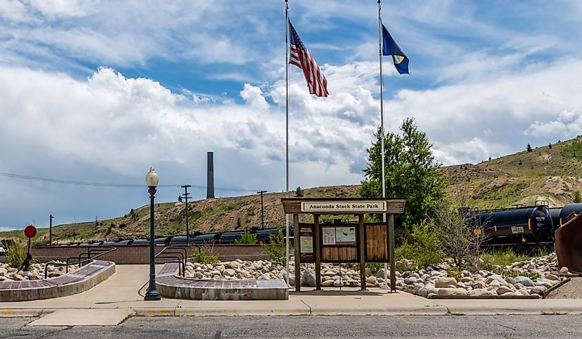 Entrance to a state preserve in Anaconda