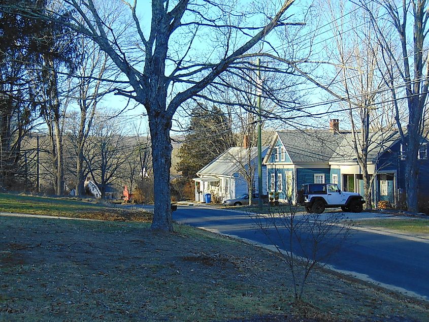 Street view in Chaplin, Connecticut