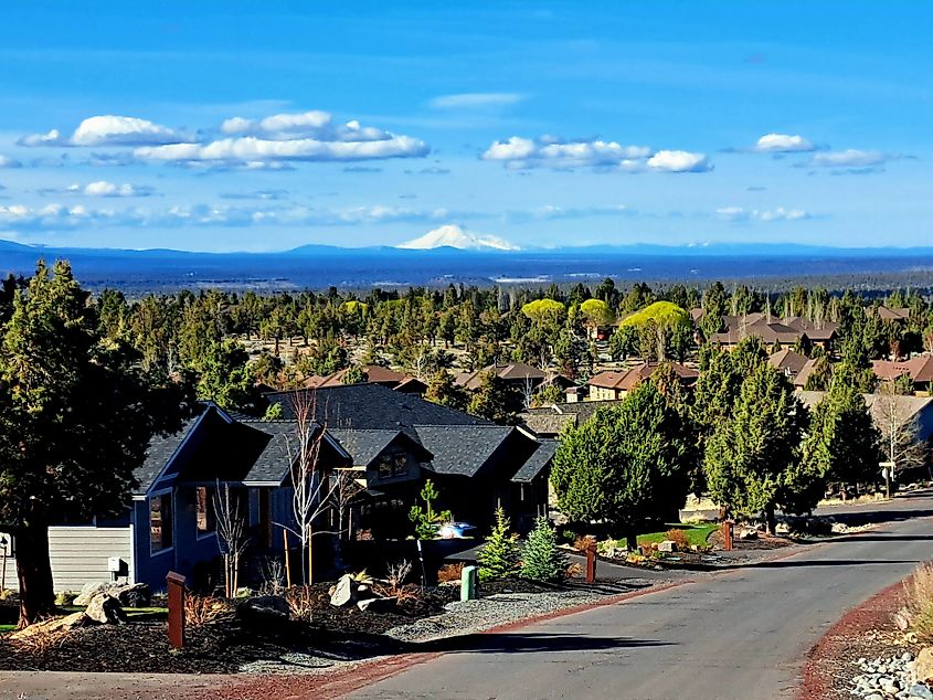 The beautiful town of Redmond, Oregon