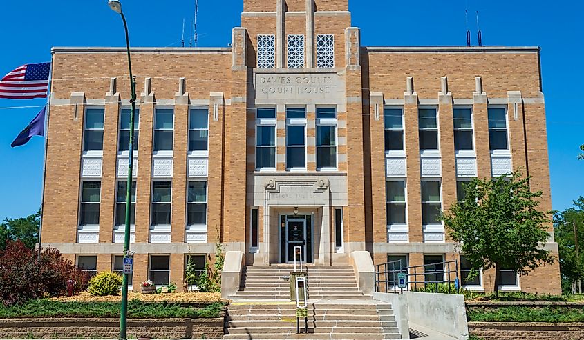 The Dawes County Courthouse, Chadron, Nebraska