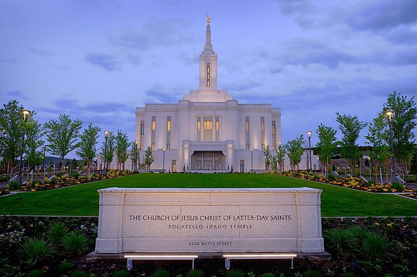 Pocatello Idaho Temple in Pocatello, Idaho