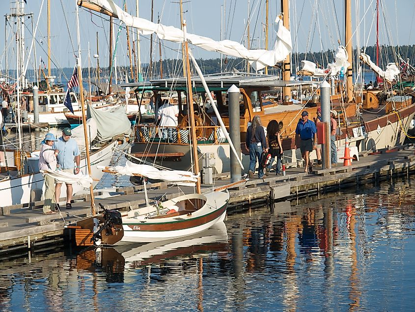 The Wooden Boat Festival in Port Townsend, Washington