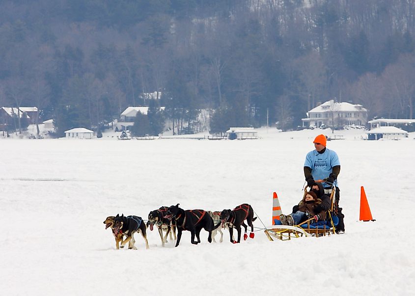 Lake George Winter Carnival in Lake George, New York