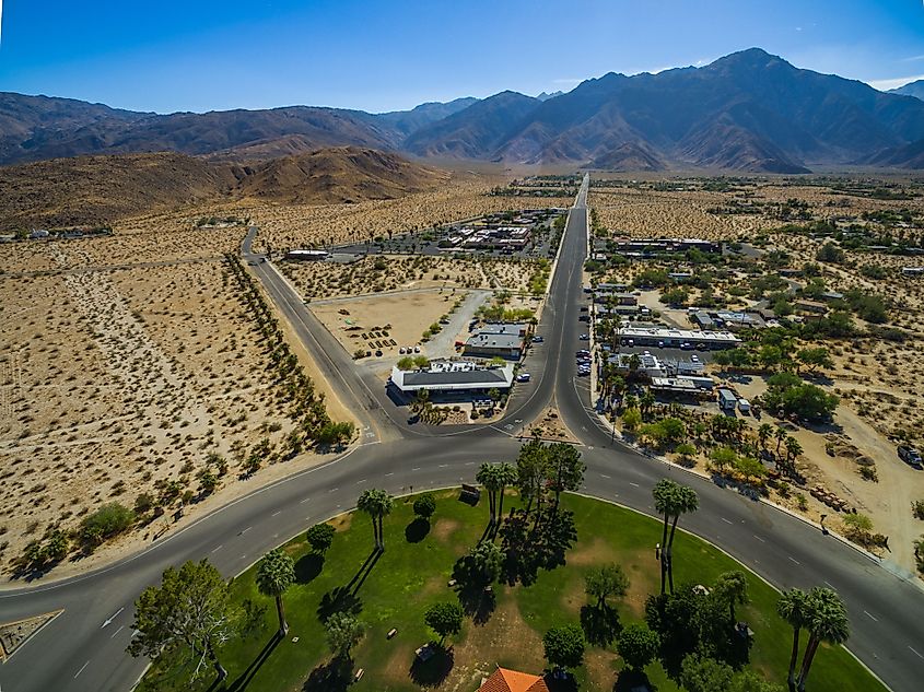 Borrego Springs surrounded by Anza-Borrego Desert State Park, California. Credit: Wirestock Creators/ Shutterstock.com