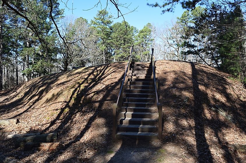 Confederate Fort near Grenada Lake, Mississippi