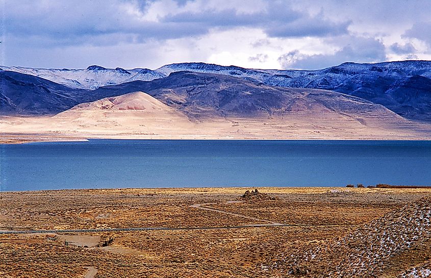 Pyramid Lake on the Paiute Reservation in Nevada