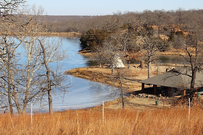 A nature preserve in Bartlesville, Oklahoma.