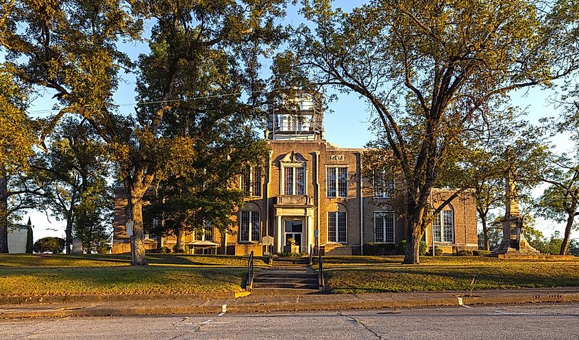 The Historic Quachita County Courthouse in Camden, Arkansas.