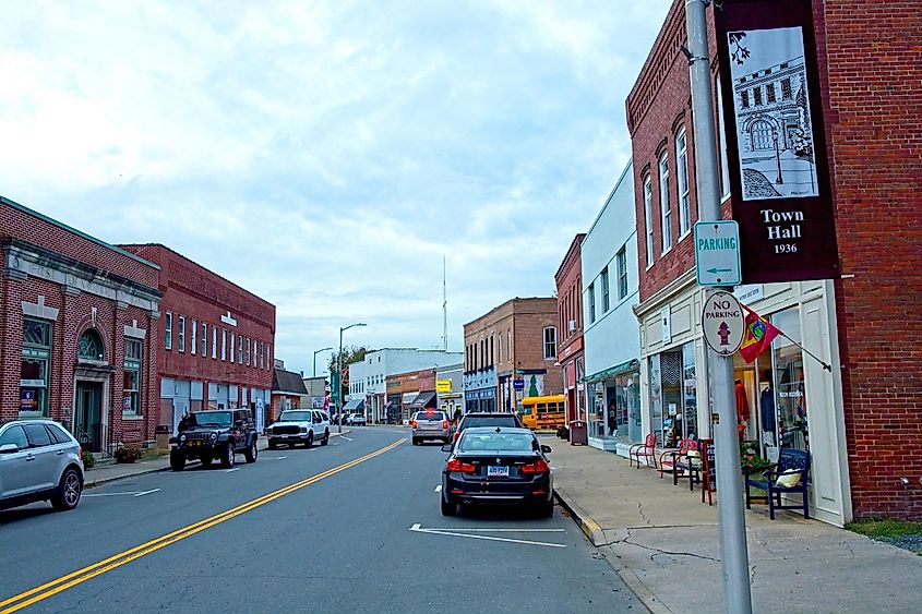 Market Street in Onancock, Virginia