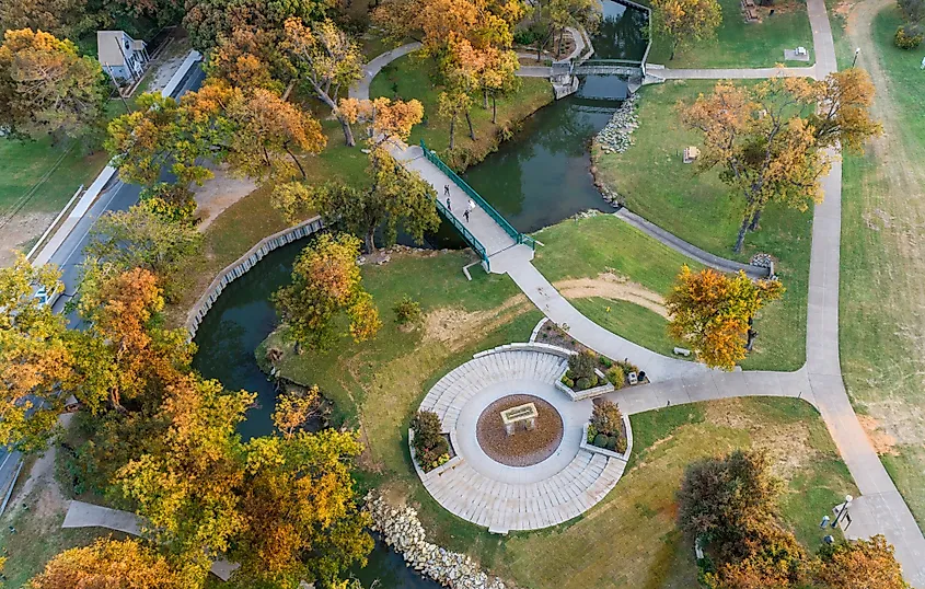 Fall photo in Granbury, Texas