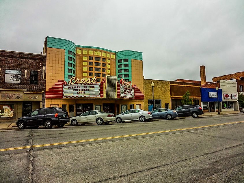 Crest Theater In Great Bend, Kansas
