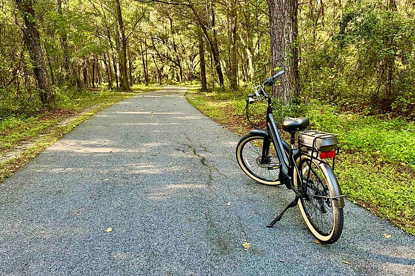 Santos Trailhead. Santos Bike Shop Image credit Bryan Dearsley