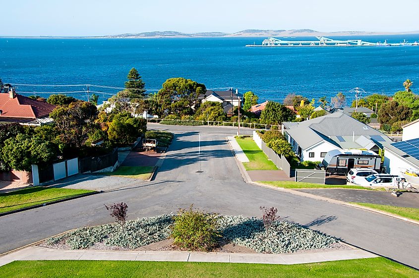 The beautiful town of Port Lincoln, South Australia.