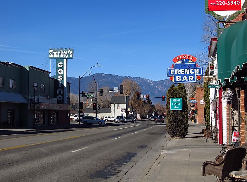 Downtown Gardnerville, Nevada