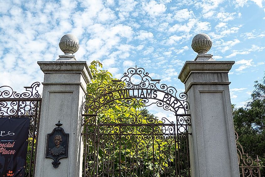 Entrance to Roger Williams Park