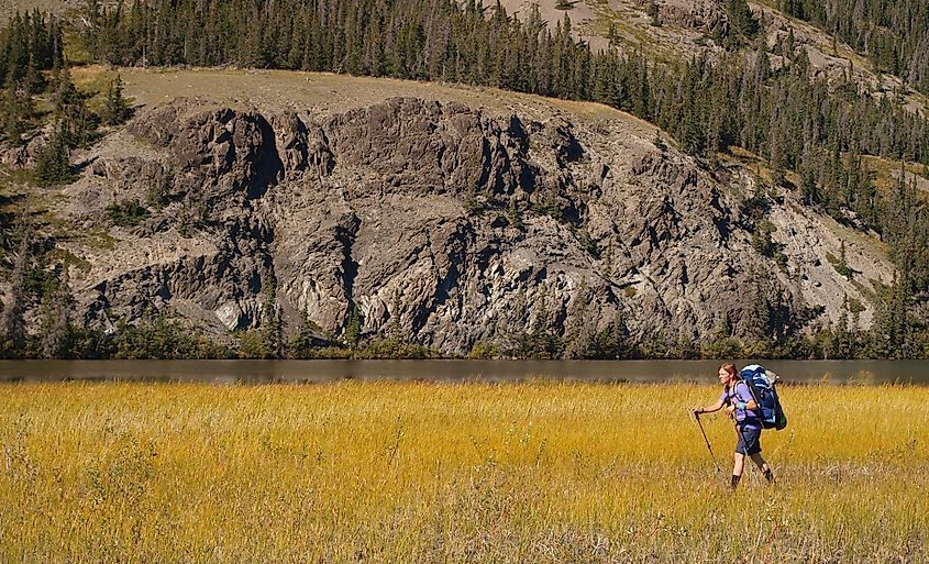 Hiking is one of the popular activities visitors to Kluane National Park and Reserve can enjoy.